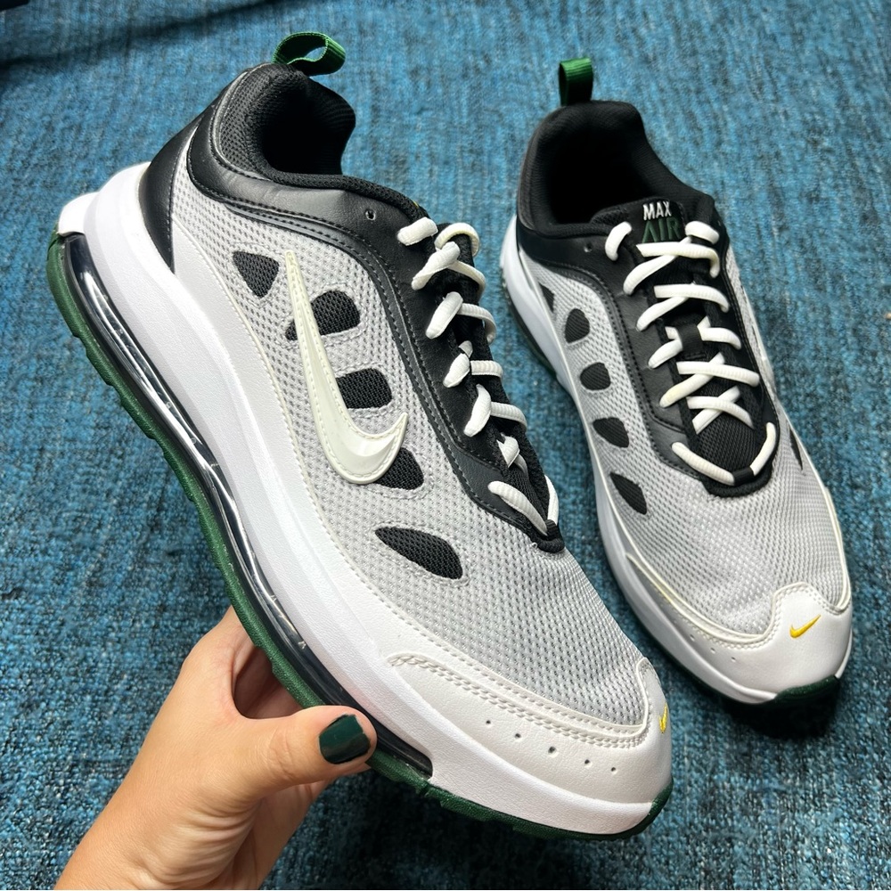 Nike Air Max AP Sneakers in White Black Gorge Green Men's Size 12 Athletic Shoes